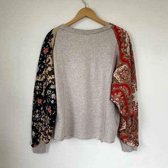 Free People Vintage Affair Pullover in Oatmeal Size Small - Picture 7 of 8
